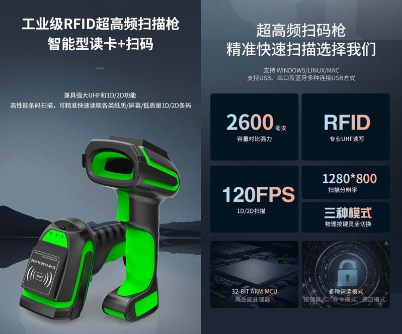XZ-H606工业级无线RFID扫描枪_页面_1